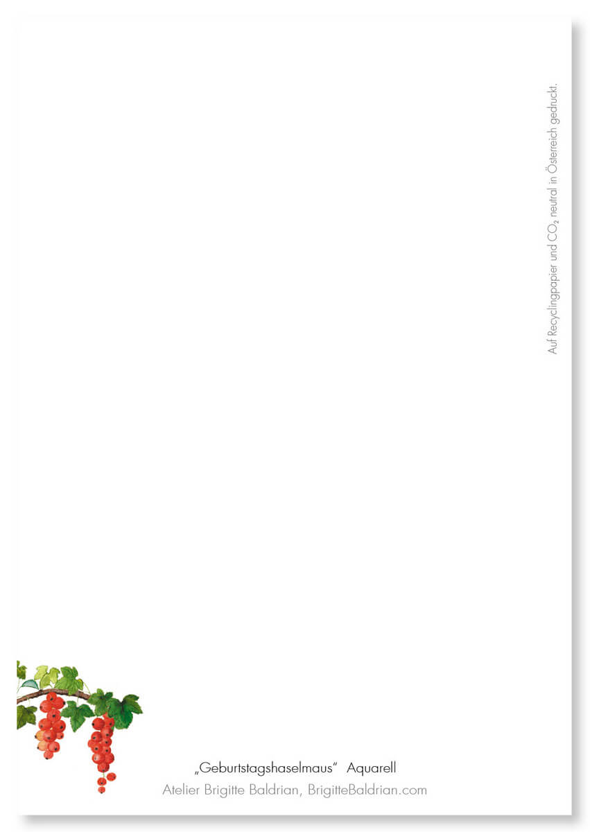 Postkarte "Geburtstagshaselmaus" – Bild 2