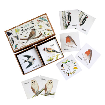 Memo-Spiel "Heimische Vogelwelt"